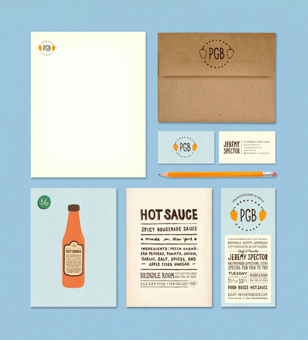 My latest project: branding for NYC based restaurant group, PGB.See the rest of the project here! #lettering #typography