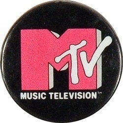Music Television Vintage Pin 1984 #pin #mtv #80s #logo #1985