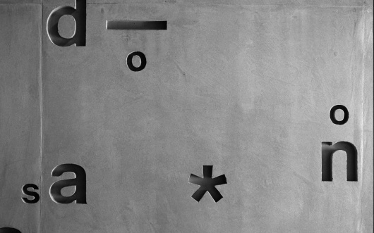 Casa do Conto by R2 | Type for you. #type #form #concrete #typography