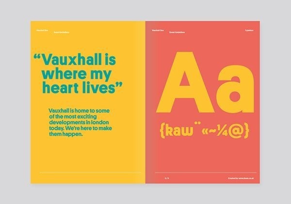 The bold shape and graphics represent confidence and pride to reflect the organisation's ambitious initiatives to improve the local area. #residential #pattern #branding #graphic #bold #commerical #area