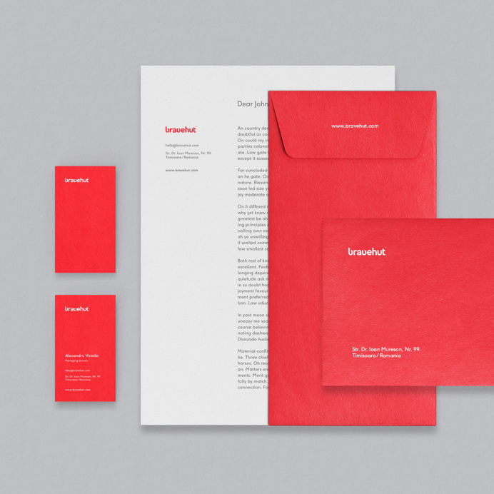 Bravehut Corporate Identity @ more at www.matisbranding.com