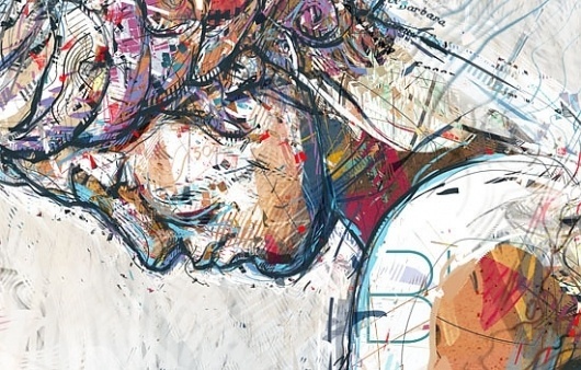 Anatomy on the Behance Network #expressive #illustration #color