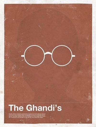 Moxy Creative Posters framework-ghandi_moxy-creative-posters – TrendLand: Fashion Blog & Trend Magazine #glasses #illustration #framework #ghandi #poster