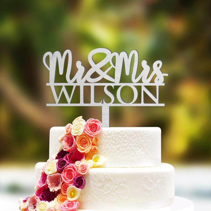 mr-mrs-text-wedding-cakes-topper