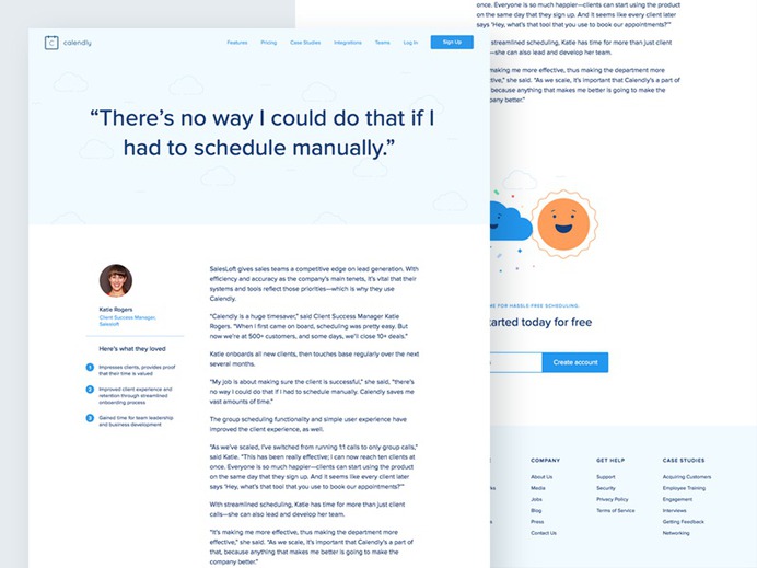 I Like Big Type... case study website web design ux ui teams scheduling illustration focus lab calendar