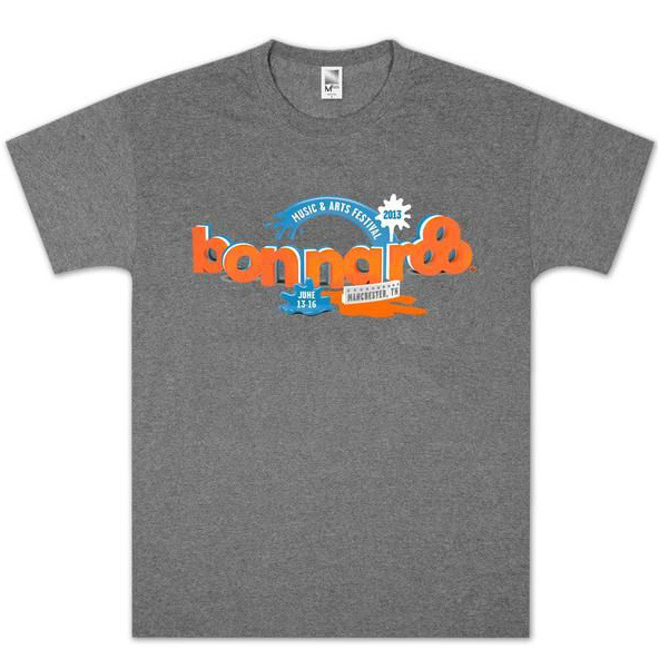 Bonaroo t-shirt #festival #design #shirt #illustration #typograph #shirts