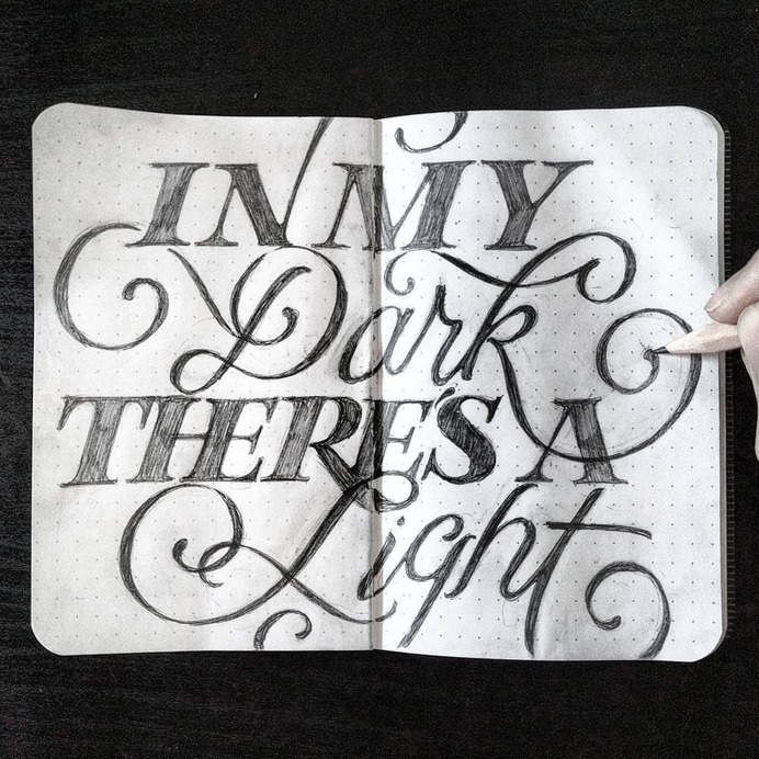 betype: "Lettering by @dandrawnwords Follow us on Instagram: @betype "