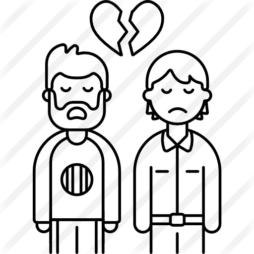See more icon inspiration related to love and romance, break up, homosexual, gay, couple, love and people on Flaticon.