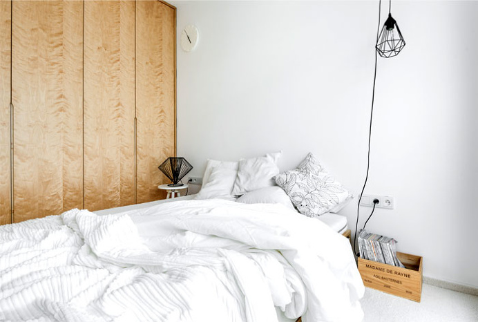 Apartment with a Custom-Made Plywood Interior - InteriorZine #decor #interior #home #bedroom
