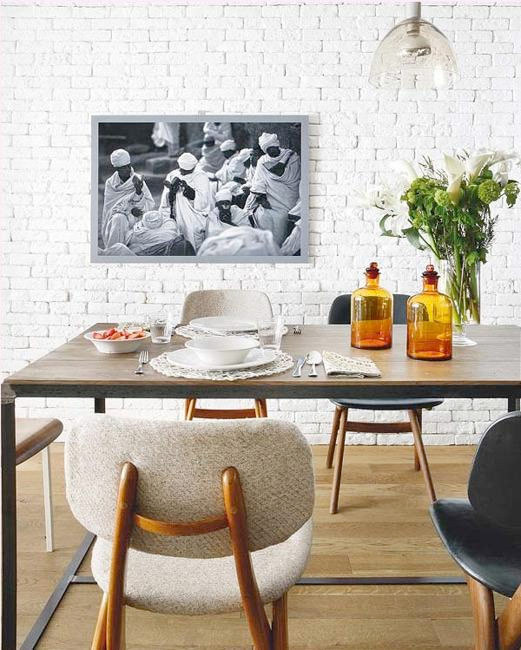 Den ofärdiga stilen stark – tegelvägg i köket nästa trend Sköna hem #brick #interior #decor #kitchen #wall #deco #decoration