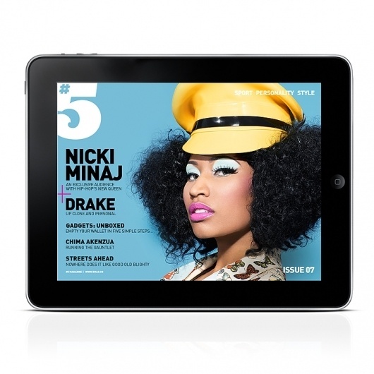5MAG07NICKIMINAJ1.jpg 726×726 pixels #ipad #design #digital #app #magazine
