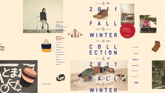 Collect Point 2011 - FW : Hello! #fashion #print #graphic #leaflet