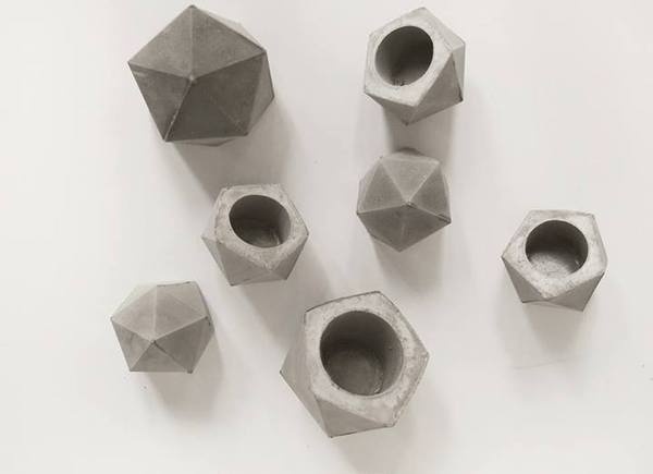 concrete planter / FrauKlarer #concrete #frauklarer #planter #geometric #minimalist #concreteplanter