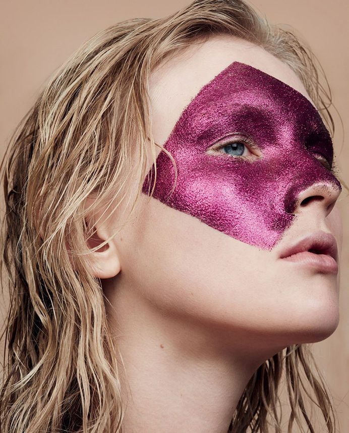 Photo Nastya Sten by Ward Ivan Rafik for Russh June / July 2015 makeup fashion square