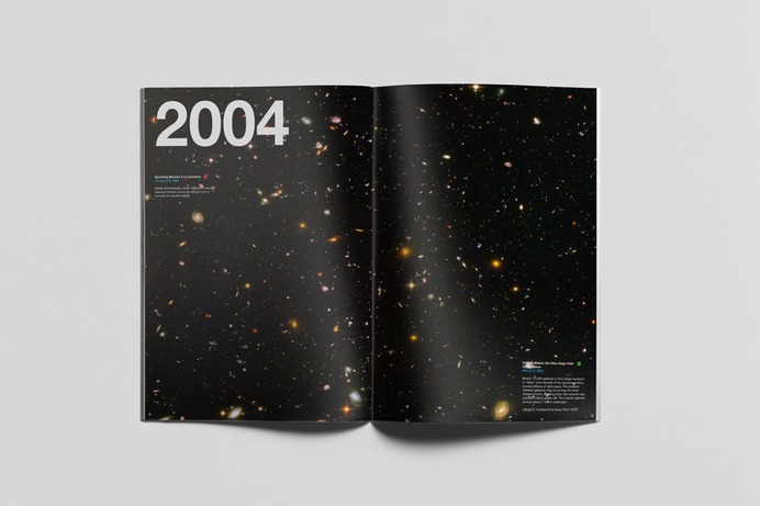 Hubble 25 Years On Book Design – Deivid Cole
