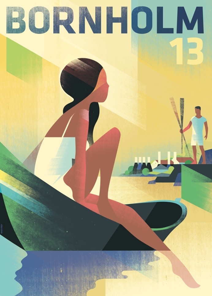 Mads Berg - Bornholm 13 #poster #illustrator #art #illustration