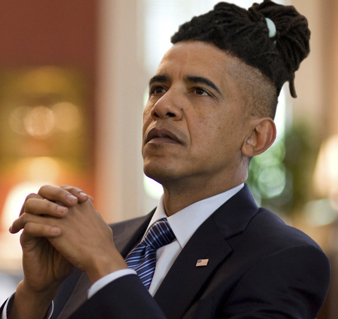 man bun