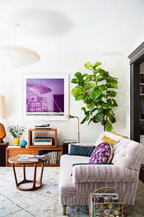 Brooklyn House Tour: Studio Four NYC Wallpaper | Apartment Therapy