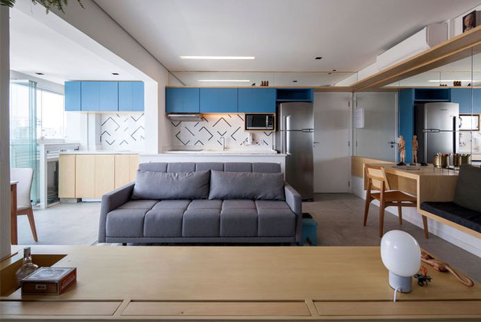 Small Studio Apartment by Estudio BRA - InteriorZine