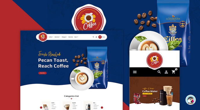 #Coffee #Brew - #Sweets & #Dairy #Drinks - #Prestashop #Responsive #Theme | #TemplateTrip #eCommerce #Website #Design #Template