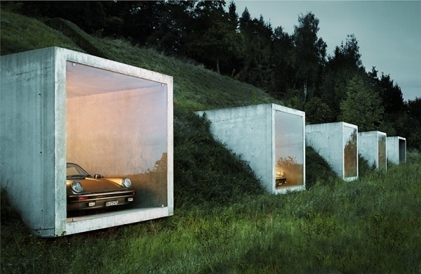 peter kunz architektur: garagenatelier in herdern