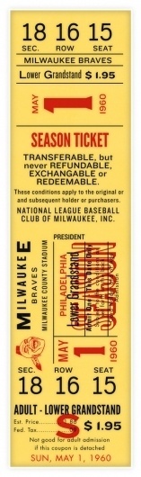 Eephus League Magazine #baseball #ticket #typography
