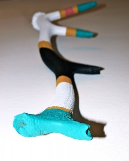 Tumblr #antlers #deer #white #black #crollan #golden #homemade #blue #acrylics