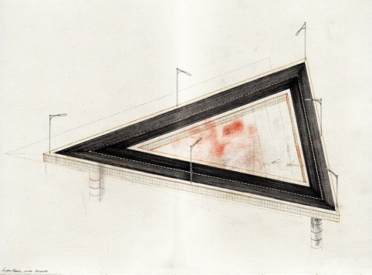 Carlos Ancalmo #triangle #sketch #art