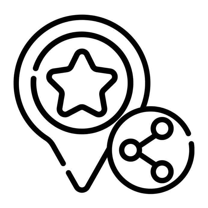 See more icon inspiration related to share, marker, maps and location, map pointer, map point, map location, placeholder, navigation, pin, point, interface, signs and location on Flaticon.