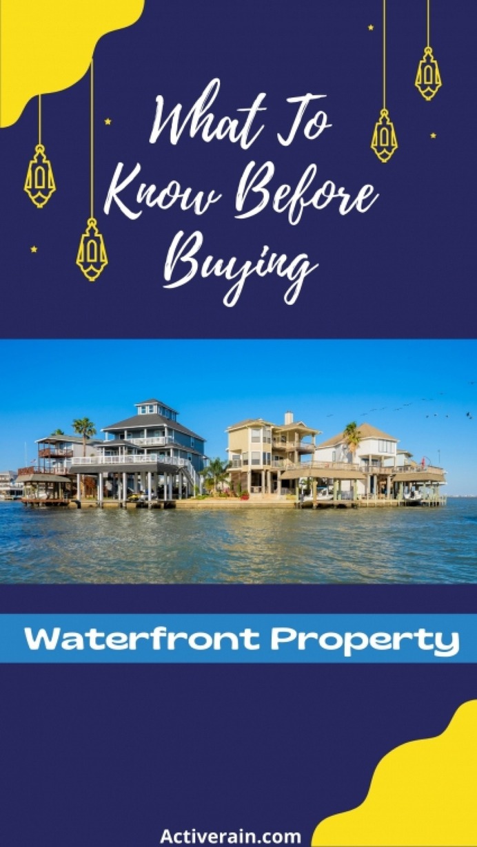 Things to Know Before Buying a Waterfront Home Infographic
