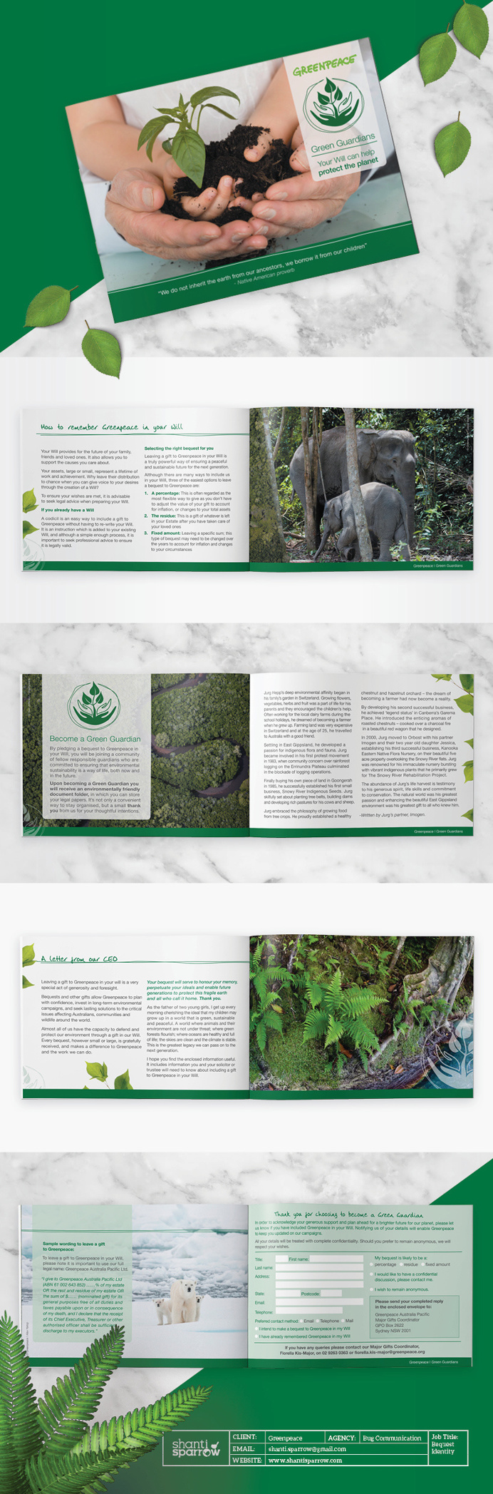 Design by Shanti Sparrow www.shantisparrow.com Client: Greenpeace Project Name: Green Guardians Identity & Logo #Design #graphicdesign #ill