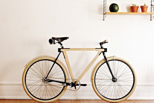 Thibaut Malet via www.mr cup.com #simple #wood #bicycle