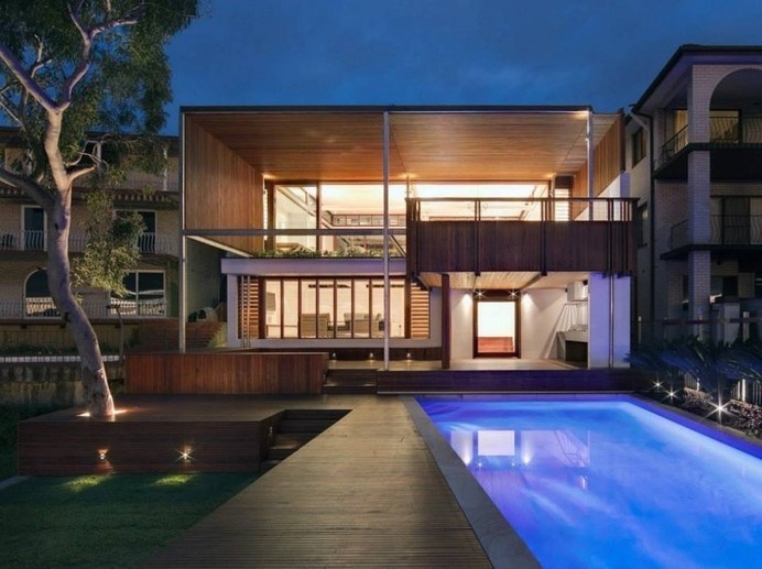 Multi-Level Home Revealing Amazing Views of Sydney's Harbour #multi-level #architecture #luxury
