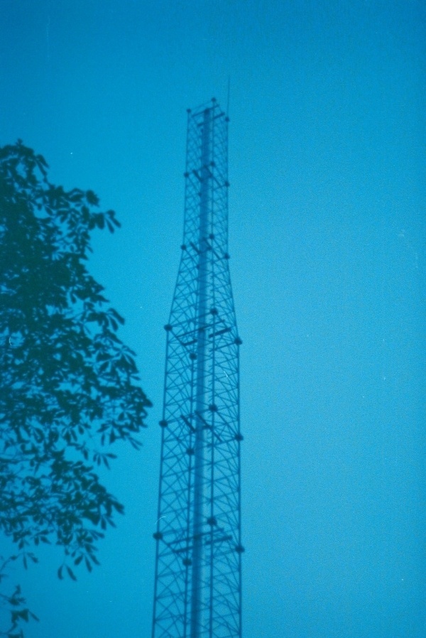 red ink on paper #analog #sky #photo #antena #evening #night #film #ukraine #weird #kiev