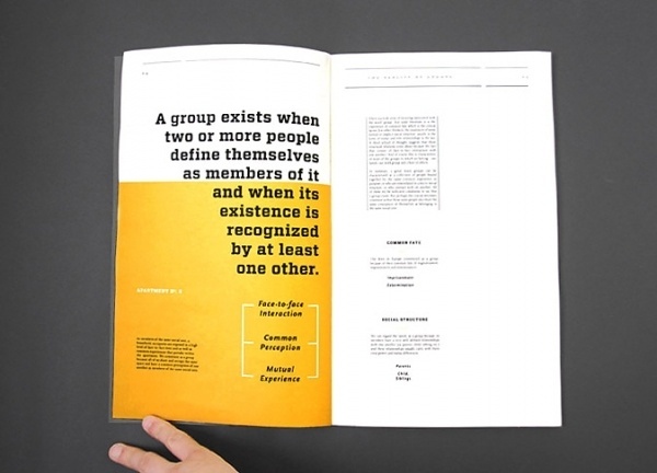 Design;Defined | www.designdefined.co.uk #text #yellow #book #layout #editorial #magazine #typography