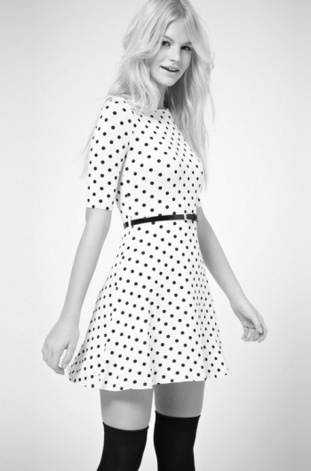 Merde! - Fashion photography (ASOS Skater Dress In Spot... #fashion