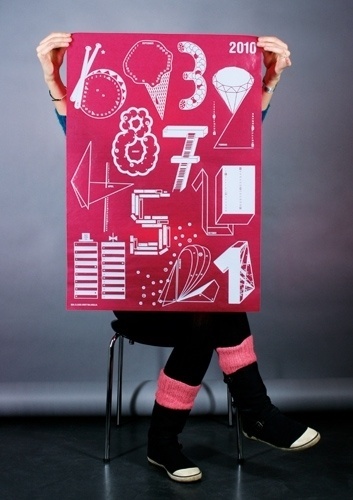 Kalender 2010 : Claudia Kappenberger #silkscreen #edition #of #calendar #plakate #2010 #numbers #100 #beste
