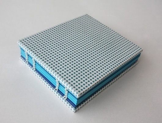 Handbound Notebooks on the Behance Network #craft #handbound #notebook #polka #dot