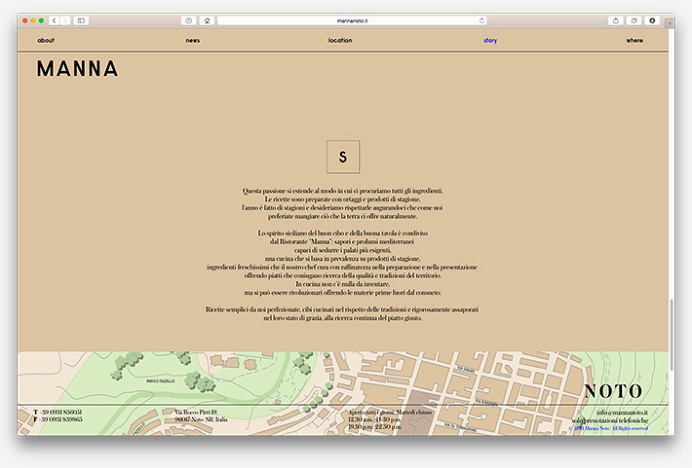 Manna by La Tigre #website #web design