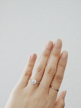 Simple yet perfect engagement ring