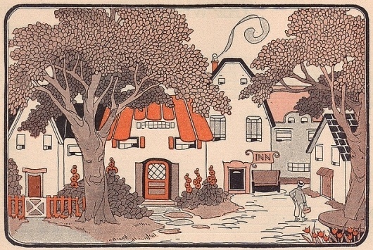 Happy Town illustrated by Hazel Frazee - a photo on Flickriver #illustration #vintage