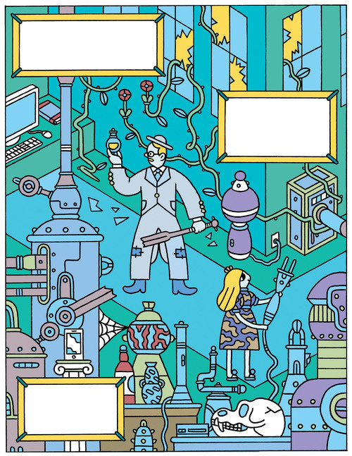 The Palace of Green Porcelain #illustration