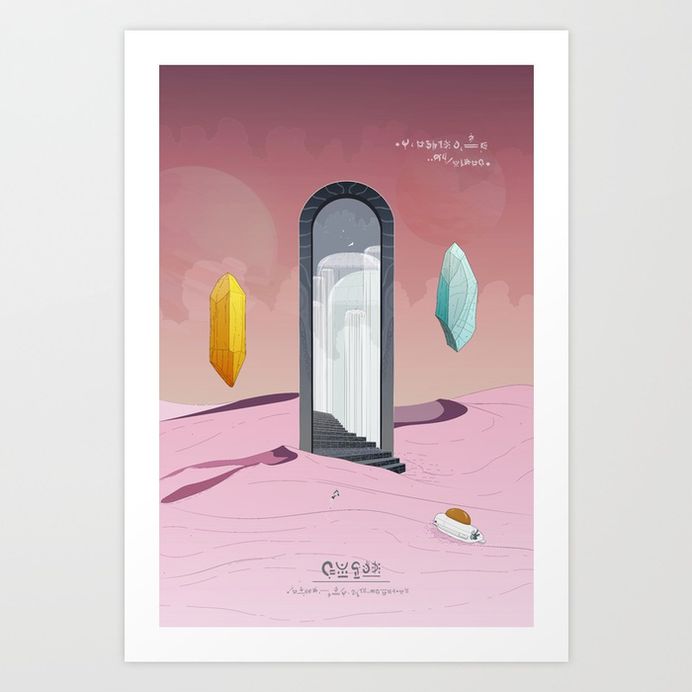 The Gate to Sintra Art Print
