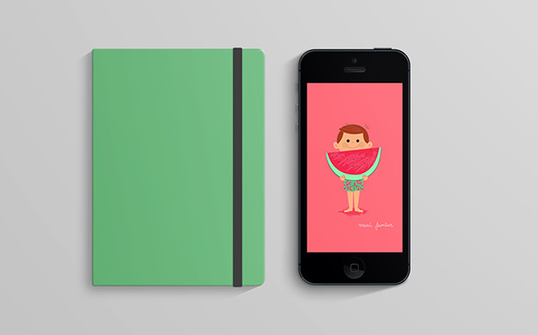 Cómete el Verano on Behance #iphone #verano #summer #sketchbook