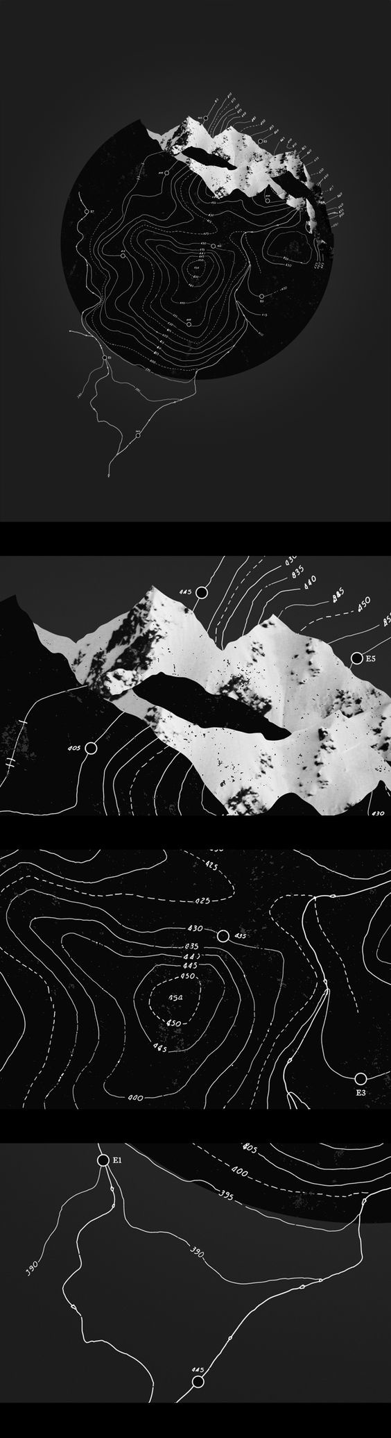 Like the idea of using cartography/topography to create flow throughout tattoo or even to implement it into the base of the tattoo so there'