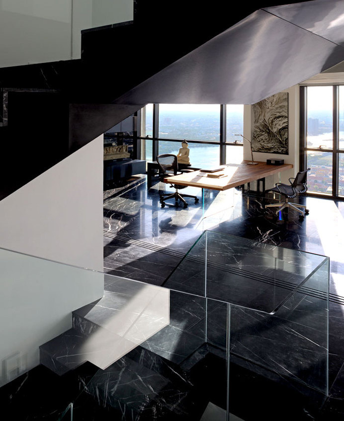 PANO Three Floors Penthouse Residence penthouse interior designs emanates luxury #interior #office #space #home #work