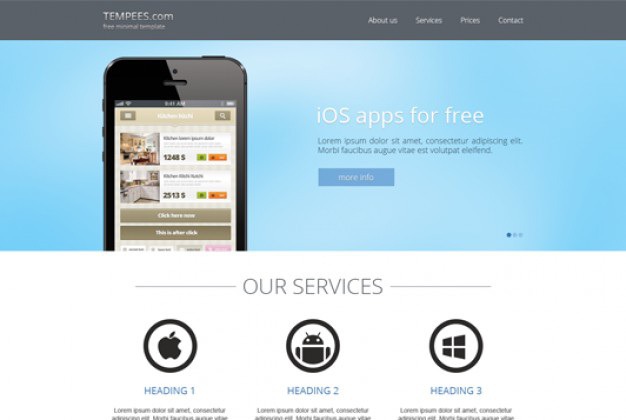 Clean website template psd Free Psd. See more inspiration related to Circle, Template, Icons, Website, Clean, Psd, Website template, Web icons and Horizontal on Freepik.