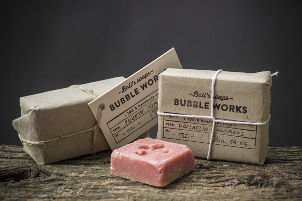 BUBBLE WORKS | package on Behance #packaging #stamp #soap #label