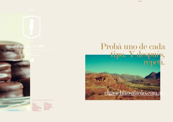 El Gauchito Salteño ® on Behance #tipografia #diseo #branding #packaging #identidad #design #graphic #identity #stationery #logo #web #typography