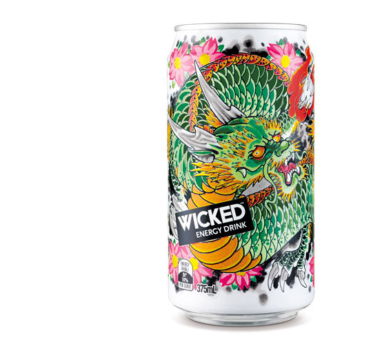 Wicked Energy Drink #packaging #can